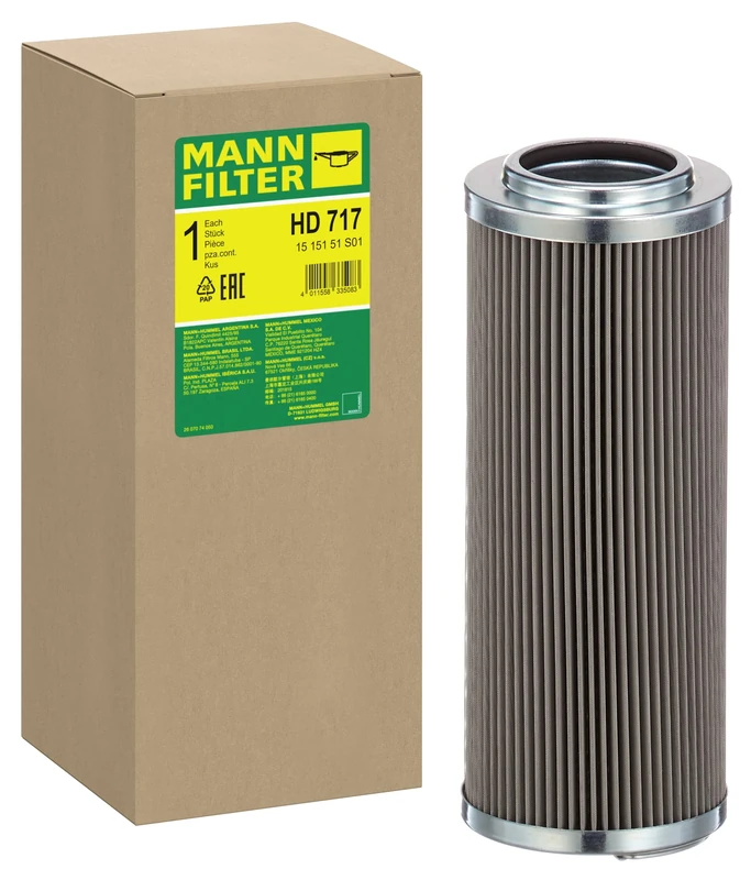 MANN-FILTER HD 717 Oil Filter Hydraulics filter - for Off-Highway Applications