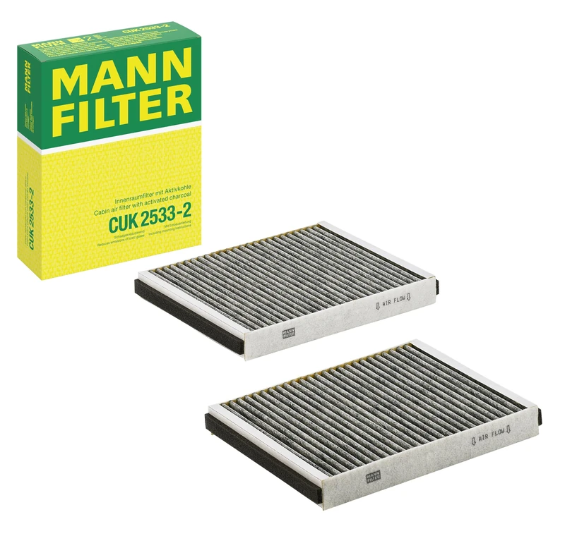 Mann Filter CUK 2533-2 Cabin Air Filter - Set of 2 - Image 1