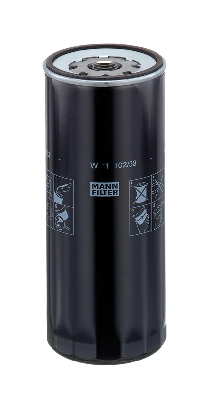 MANN-FILTER W 11 102/33 Oil Filter - for Off-Highway Applications
