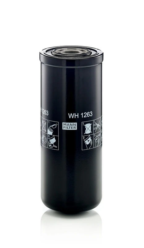 MANN-FILTER WH 1263 Oil Filter Hydraulics filter - for Off-Highway Applications