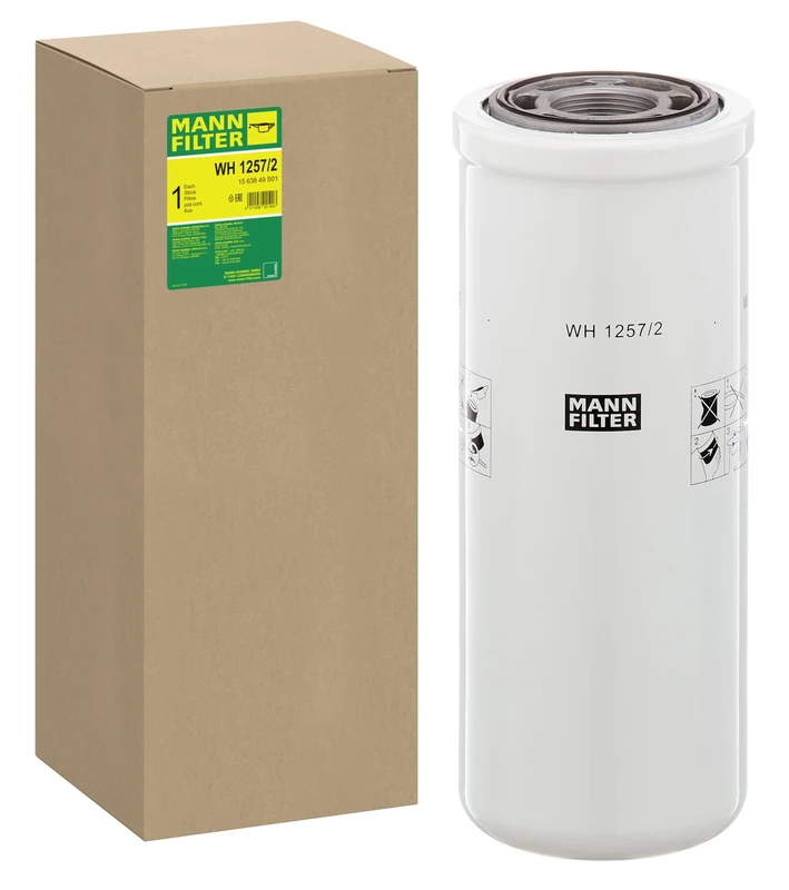 MANN-FILTER WH 1257/2 Oil Filter Hydraulics filter - for Off-Highway Applications