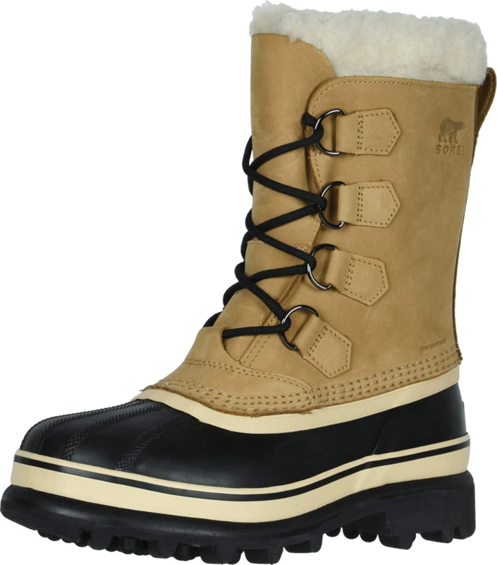 Sorel Caribou Women's Waterproof Snow Boots, Beige (Buff), 5.5 UK