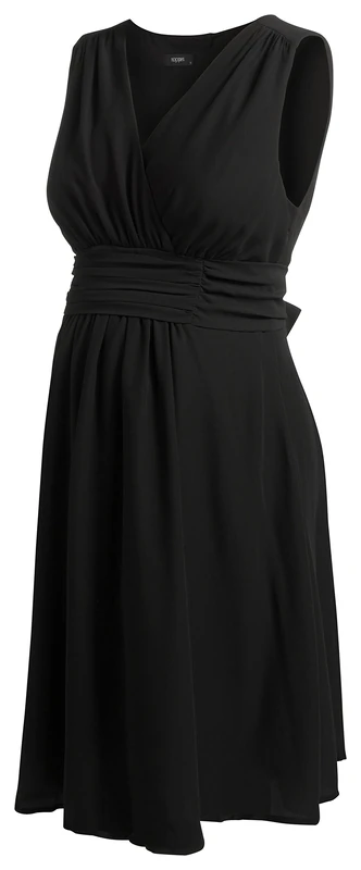 Noppies Women's Maternity Damen Dress Liane Black