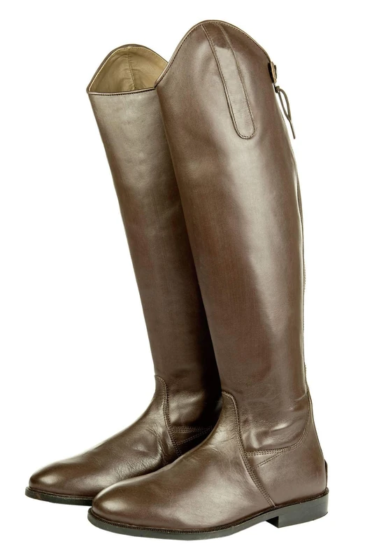 HKM Men's riding boots, Italy, soft leather, standard length/width, 2400 brown, 10 UK - Image 1