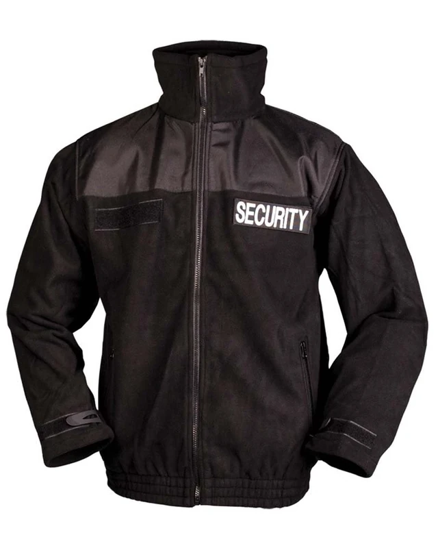 Mil-Tec Unisex Security Jacket, Black, XXL UK