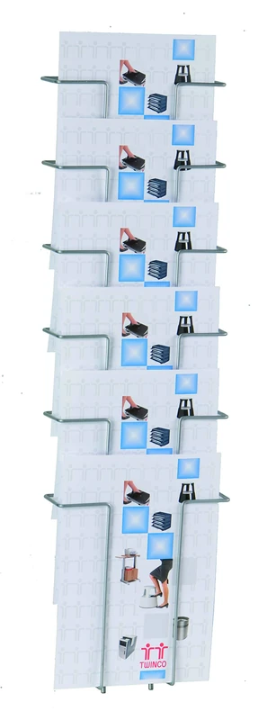 TWINCO - A4 6 Compartment Literature Holder - Image 1