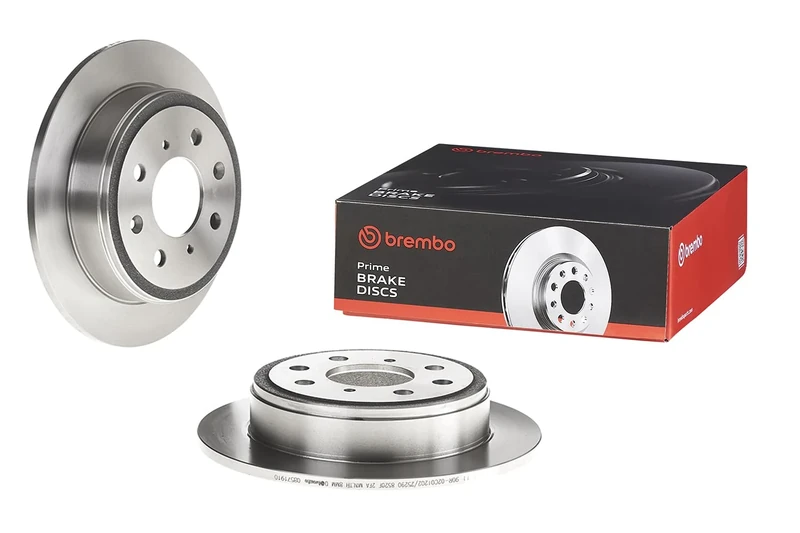 Brembo 08.5719.10 Rear Brake Disc - Set of 2