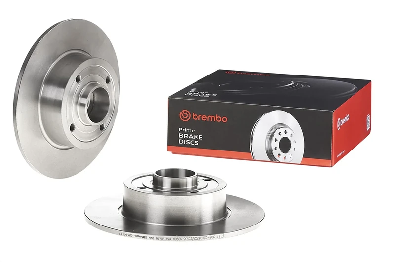 Brembo 08.A141.17 Rear Brake Disc with Bearing Kit & ABS - Single Piece