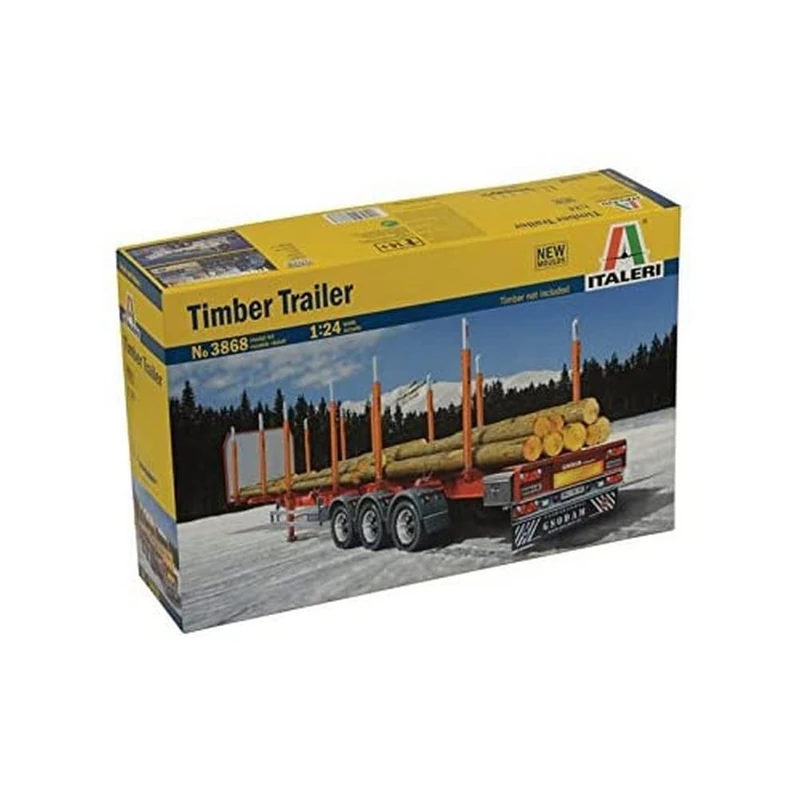 ITALERI 510003868 Model, Timber Trailer, 1:24
