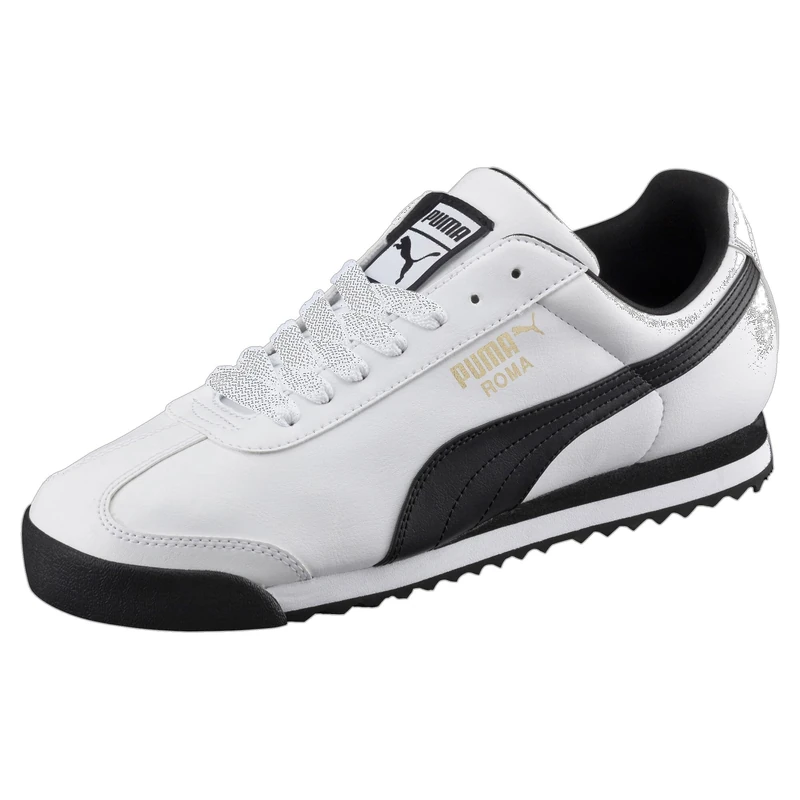 PUMA Men's Roma Basic Sneaker, White, 11 D(M) UK