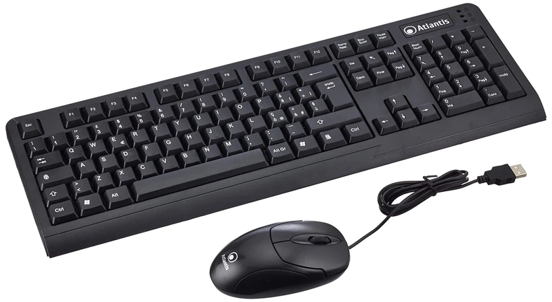 Atlantis P013-WK608M-U USB Keyboard and Optical Mouse Kit