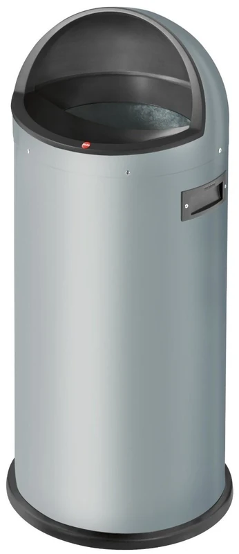 Hailo 0850-839 Quick 50 Large Volume Bin with Extra Large Drop In Opening Pearl Grey - Image 1
