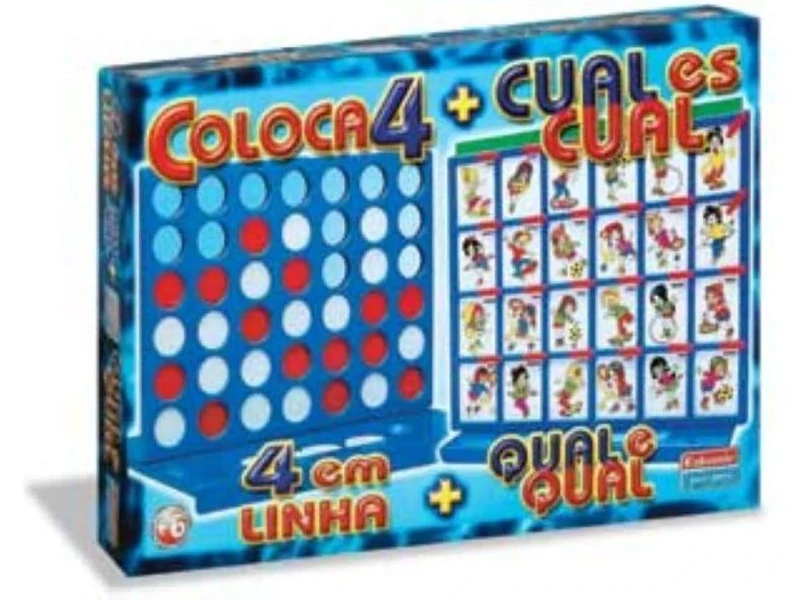 FALOMIR Place 4 Which (Table Pack, Classic Games, (646474), Assorted Colour/Model - Image 1