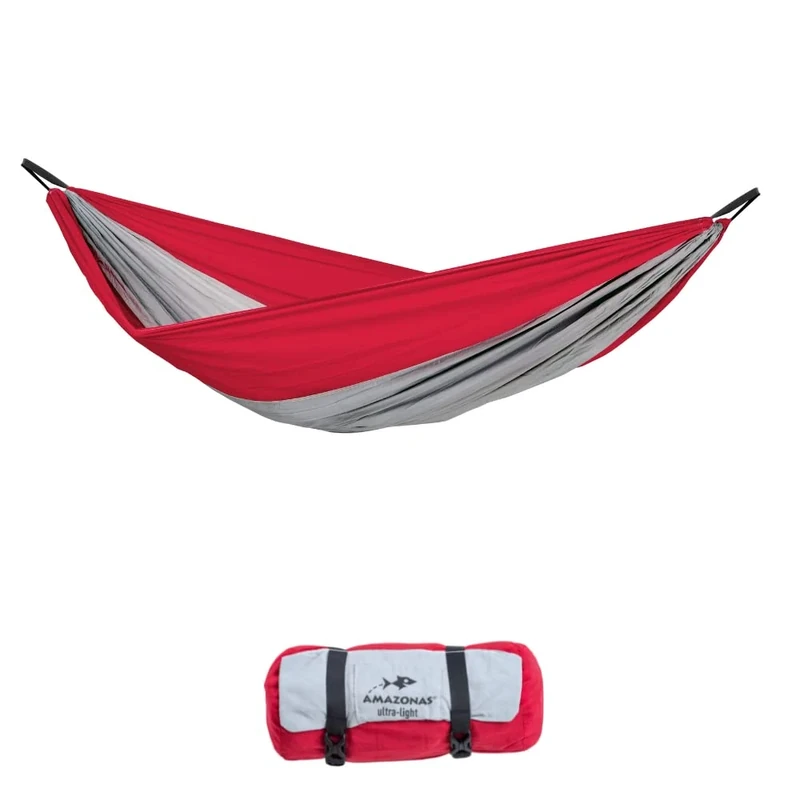 Amazonas AZ-1030190 2X-Large Silk Traveller Hammock - Red/Silver