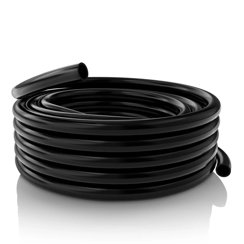 Alpine Corporation V0017PBK Black Alpine Wall PVC Tubing, 1 Inch Diameter, 8.66 Inch Tall