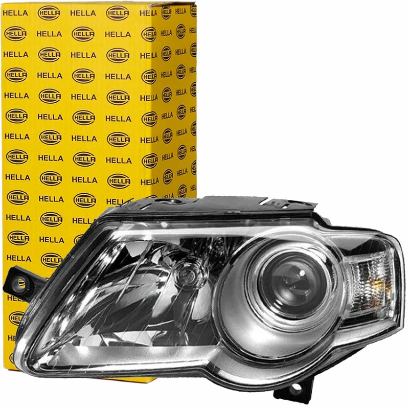 HELLA 1EL 247 014-011 FF/Halogen/DE-Headlight - ECE - for right-hand traffic - Left Front