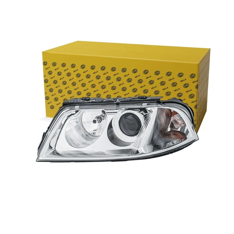 HELLA 1EL 008 350-011 Halogen/FF/DE-Headlight - ECE/CCC - for right-hand traffic - Left Front