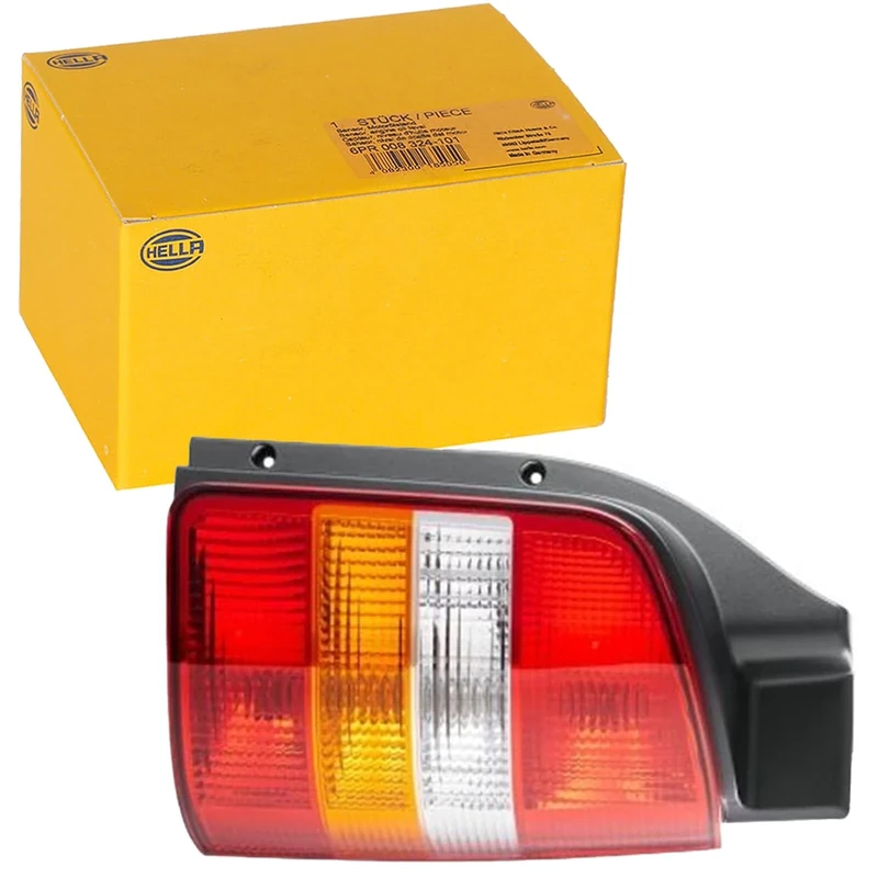 HELLA 2SK 008 579-121 Rearlight - Bulb - Yellow/Crystal clear/Red - ECE - right