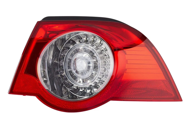 HELLA 2VA 009 246-101 Rearlight - LED - Crystal clear/Red - Outer section - ECE - right