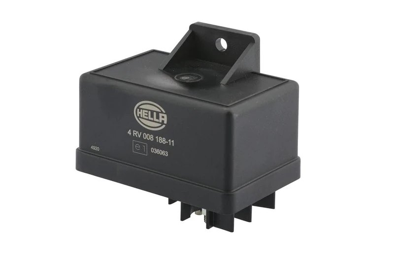 HELLA 4RV 008 188-111 Control Unit, glow plug system - 12V - 6-pin connector - Pre-Glow Time: 7sec. - after-glow capable - without external temperature measurement