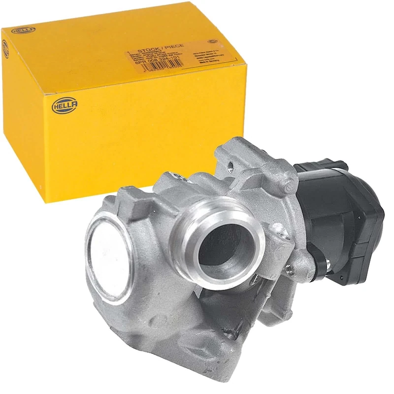 HELLA 6NU 010 171-091 EGR Valve - 12V - Electric - with seal - with clamp