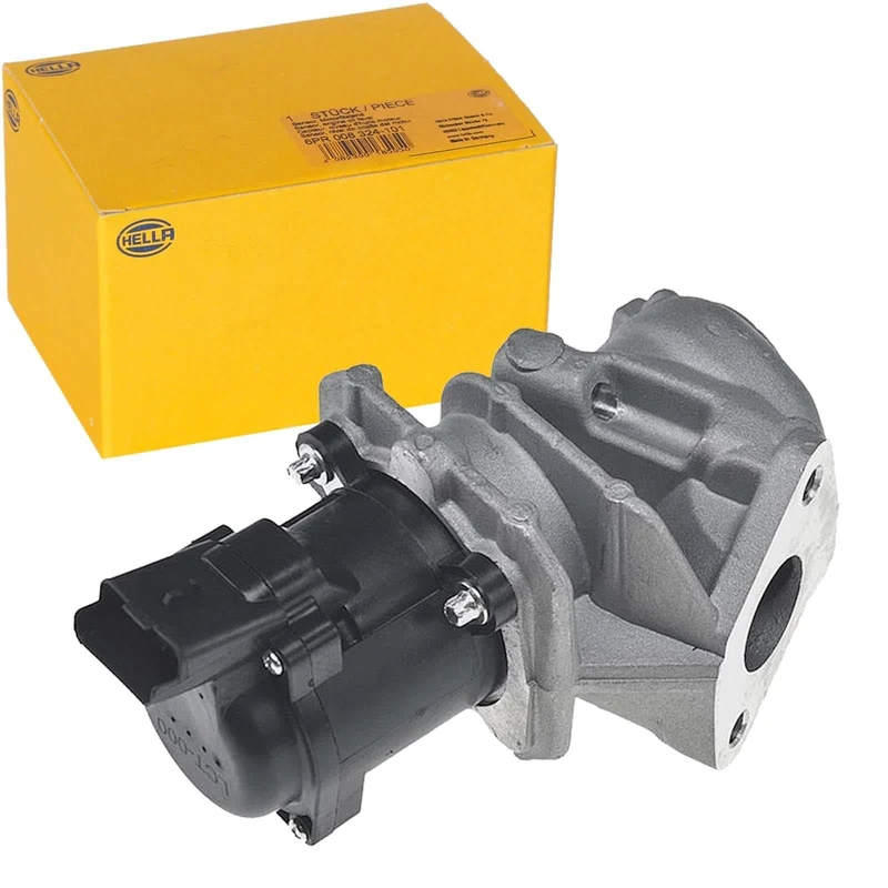 HELLA 6NU 010 171-101 EGR Valve - 12V - Electric - with seal - with clamp