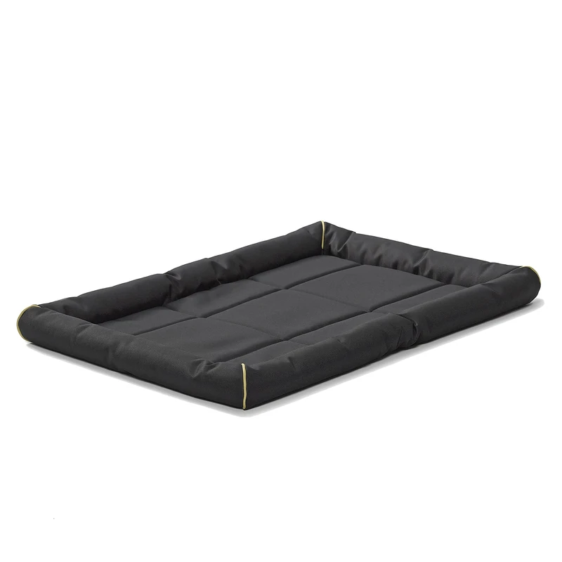 MidWest Homes for Pets XL QuietTime MAXX Ultra-Rugged Dog Bed, Water & Odor Resistant, Bolstered Edge, Non-Slip Bottom, Fits 122 cm Crates, Black