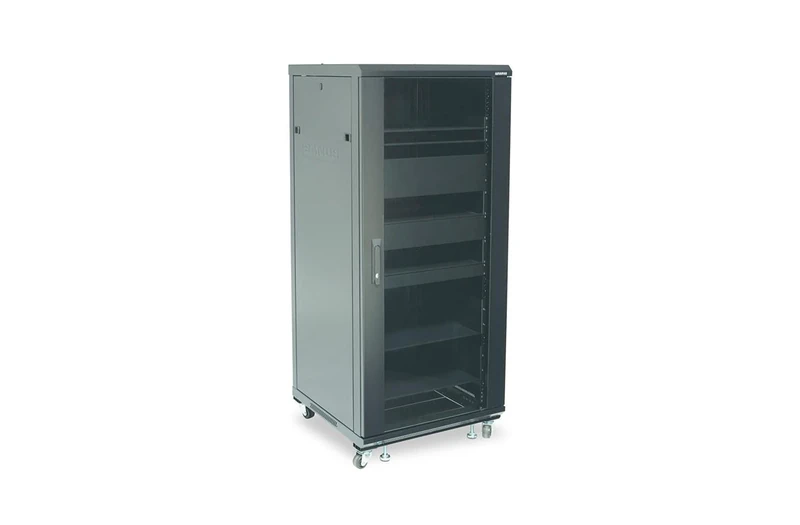 Sanus CFR2127-B1 (Black) 55” Custom Install AV Rack - Image 1