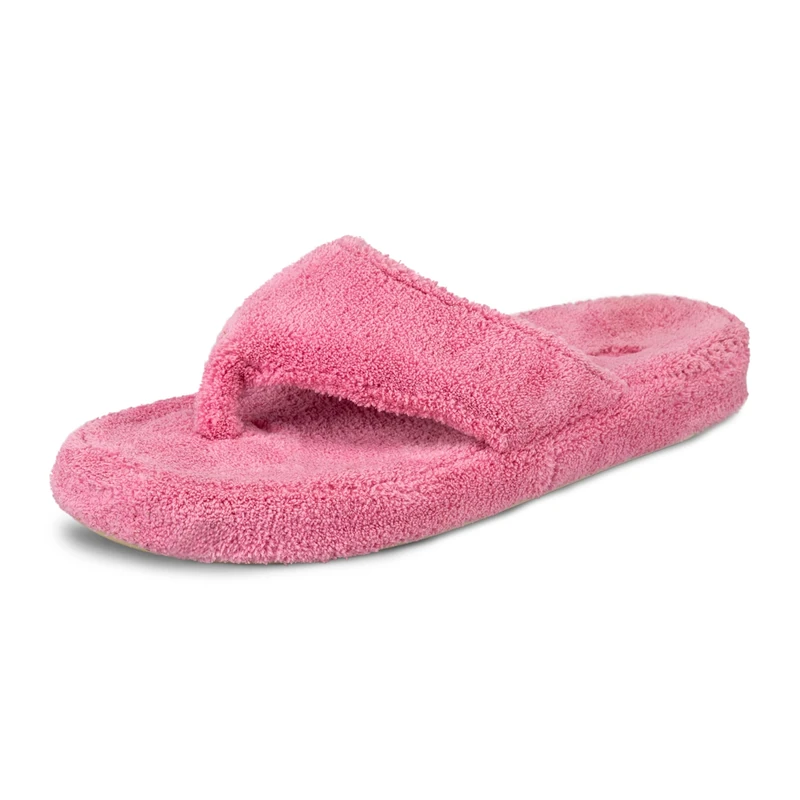 Acorn Women's Spa Thong Slipper, Azalea, 9/10 UK