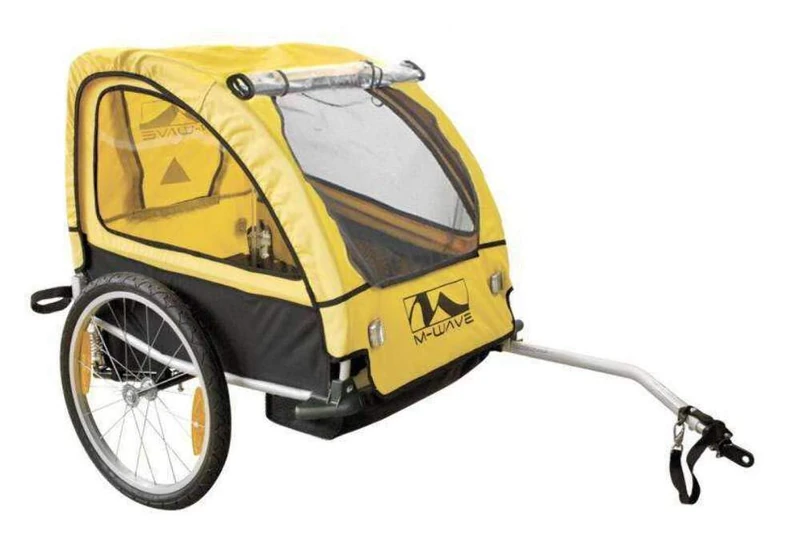 M-Wave Kids Carry All 40 Sus Bicycle Trailer - Yellow