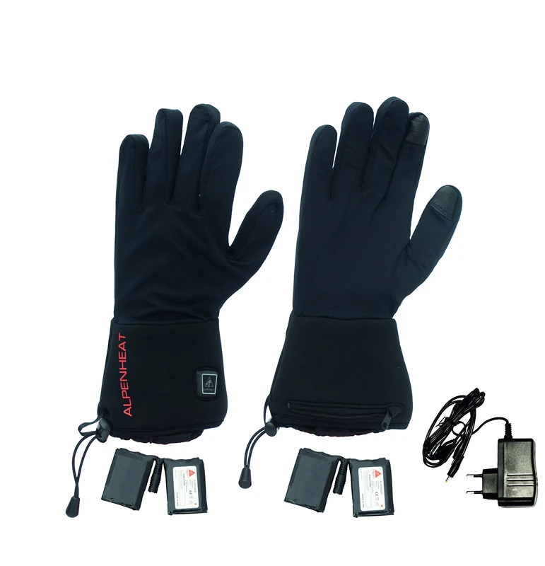 Alpenheat Men Fire Heated Gloves - Black, X-Large