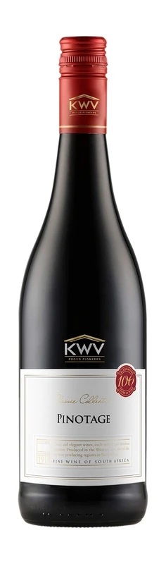 KWV Pinotage Western Cape Dry Red Wine (6 x 750 ml)