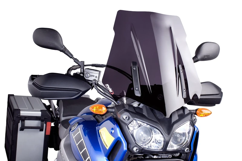 Puig 5568F Touring Screen for Yamaha XT1200Z Super Ténéré 10'-13', Dark Smoked