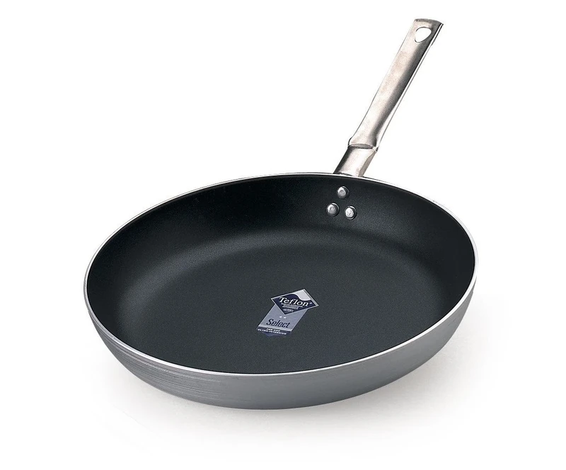 Pentole Agnelli Family Cooking Aluminium Crystal Frying Pan with 1 Handle, Diameter 36 Cm.