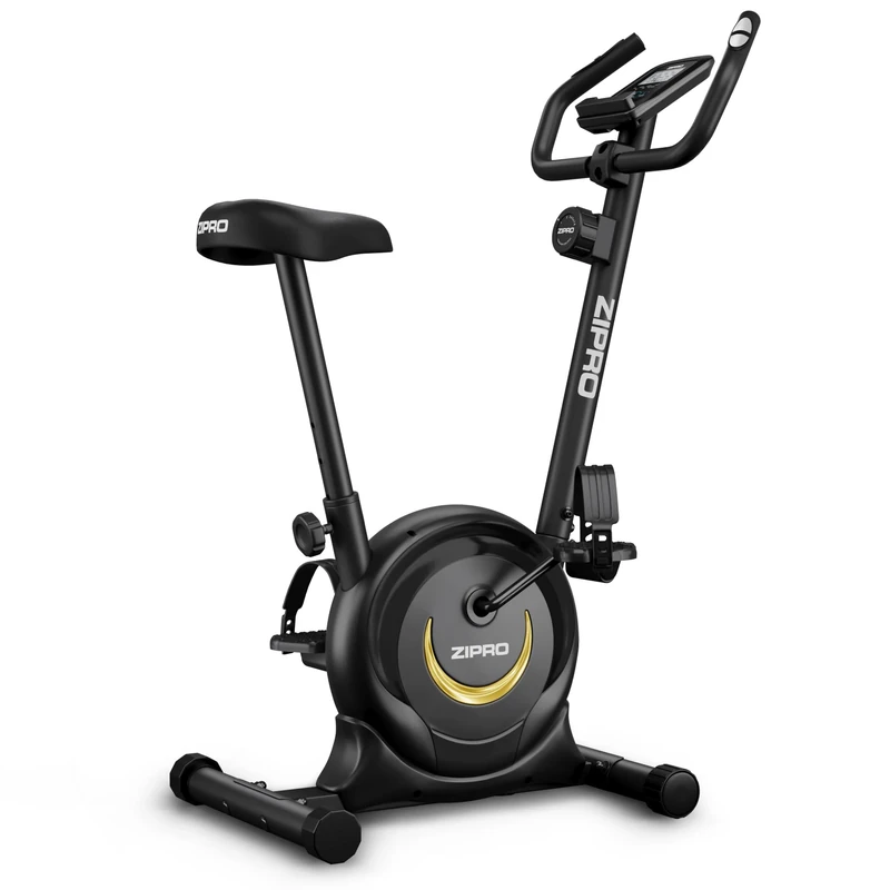 Zipro Adult Magnetic Fitness Bike Exercise Bike One S Gold up to 110 kg, Black, One Size, 5941659