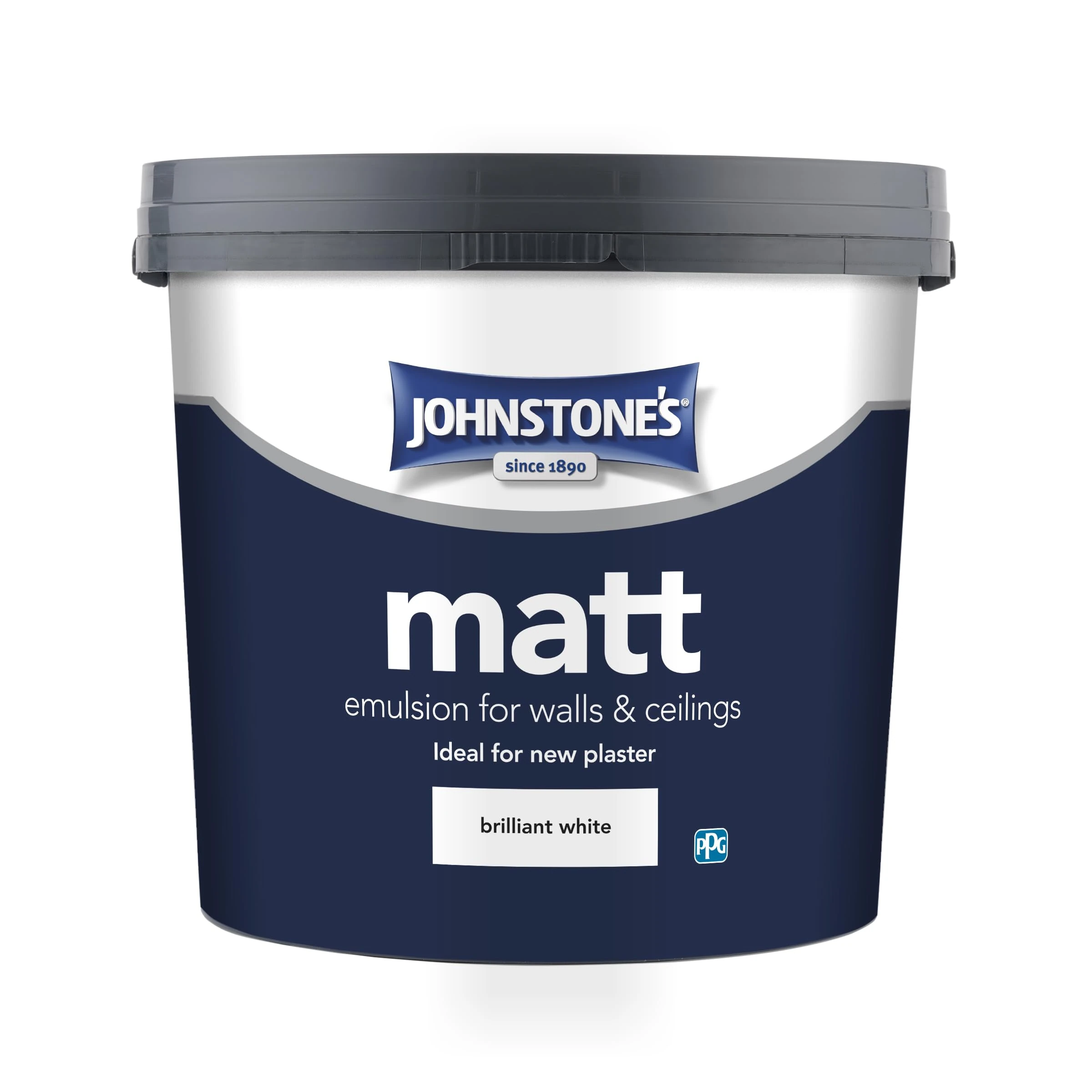 5LTR - JOHNSTONES JONMAT CONTRACT MATT EMULSION BRILLIANT WHITE