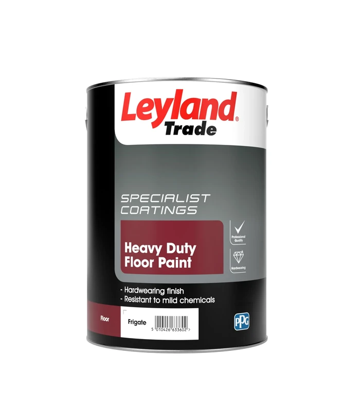 Leyland Trade Heavy Duty Floor Paint - Frigate 5L