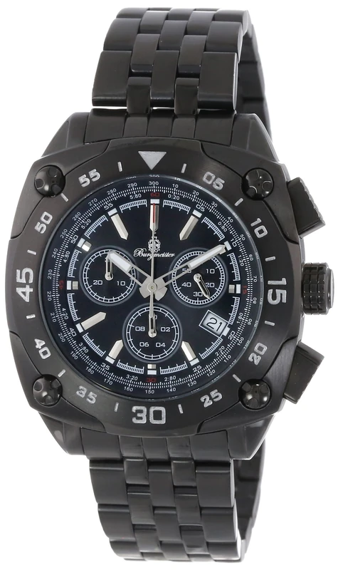 Burgmeister Men's BM326-622A Black Quartz Chronograph Watch