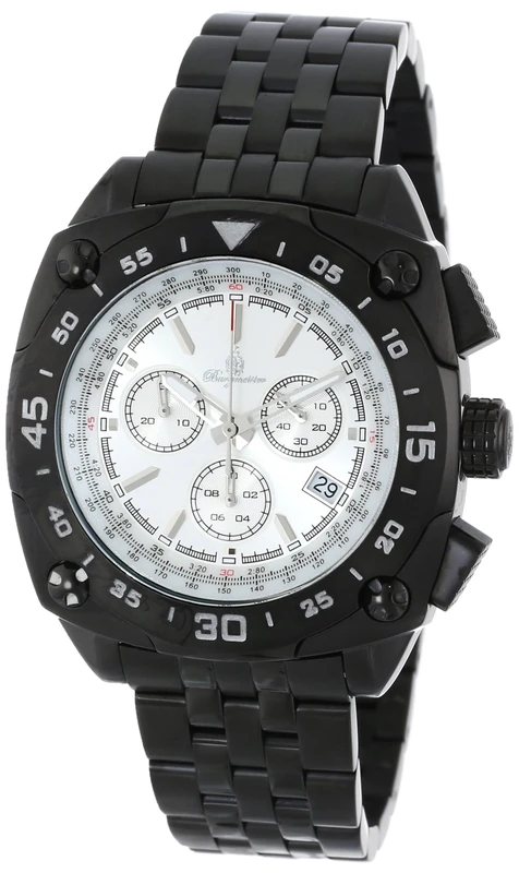 Burgmeister BM326-612 Men's Quartz Chronograph Watch - Black