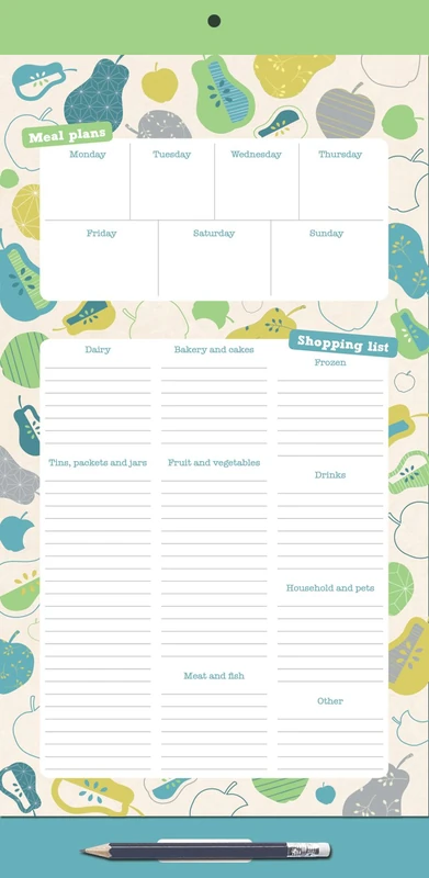 Organised Mum Magnetic: shopping list of mom, hang on the fridge