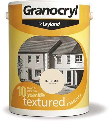 Granocryl by Leyland Textured Masonry Paint - Buttermilk 5L
