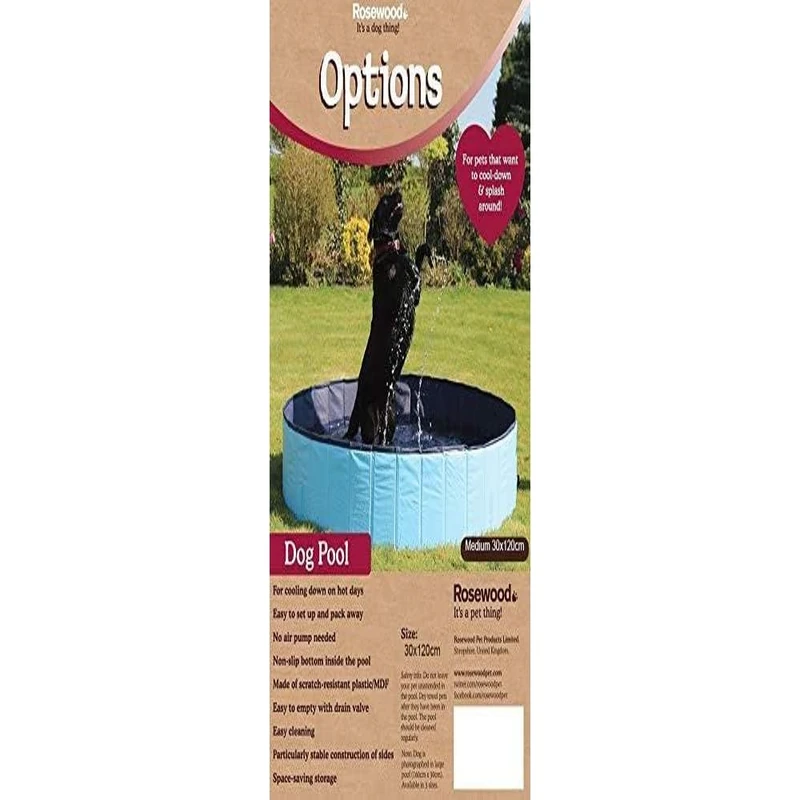 Rosewood Cool Down Dog Pool - 120 x 30 cm - Medium Size