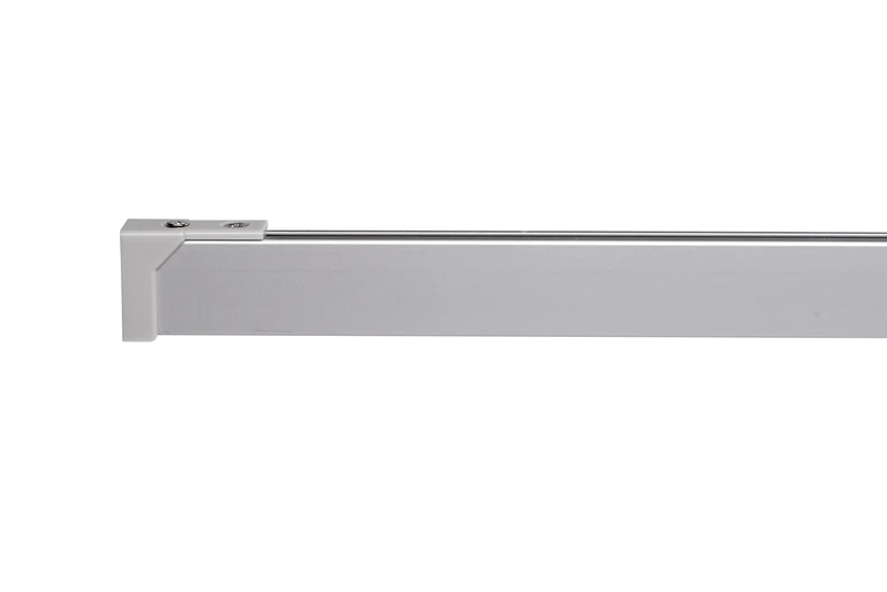 Croydex Mod 400 Angled Shower Rail - Silver 760 x 1830 mm