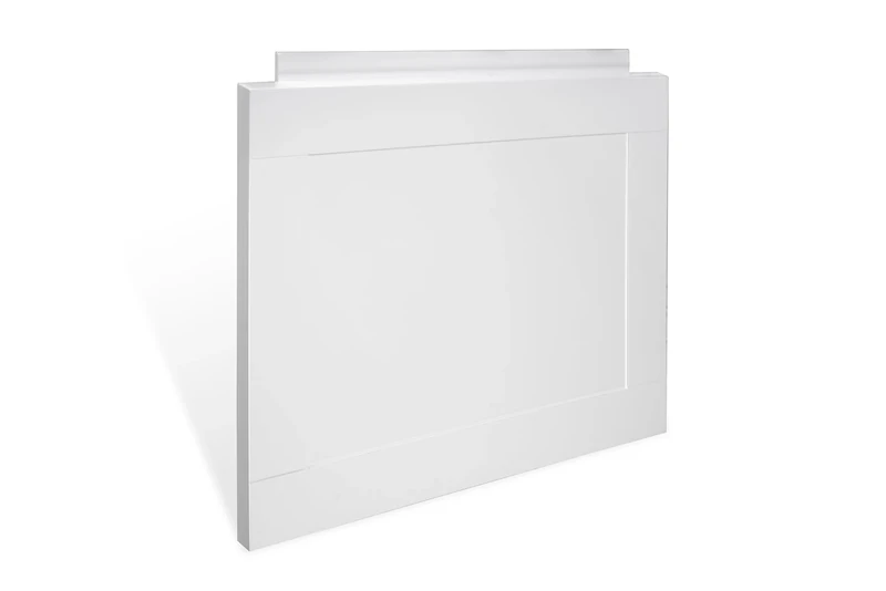 Croydex Unfold-n-Fit Height Adjustable 50-53 cm Bath End Panel, 66 cm, Gloss White