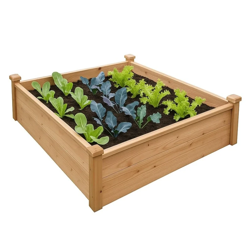 Spear & Jackson RAISEDBED1 Timber Raised Bed Kit 1200 x 1200 x 300mm