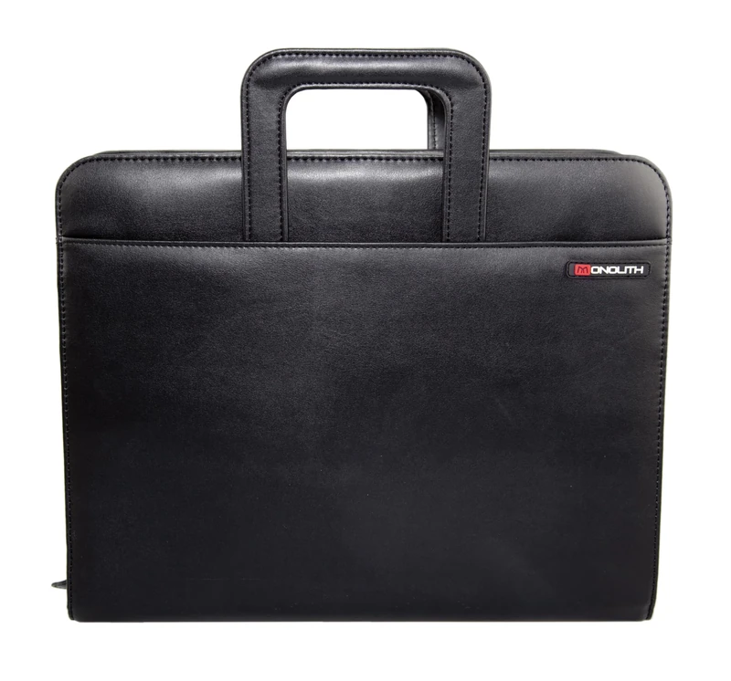 Monolith Drop Handle Executive Leather Look Case Koskin 2791 - Black, Pack of 1