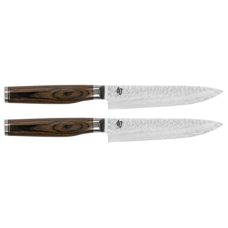 Kai TDMS-400 Shun Premier T.Mälzer, Pakka Wood Medium Brown - Image 1