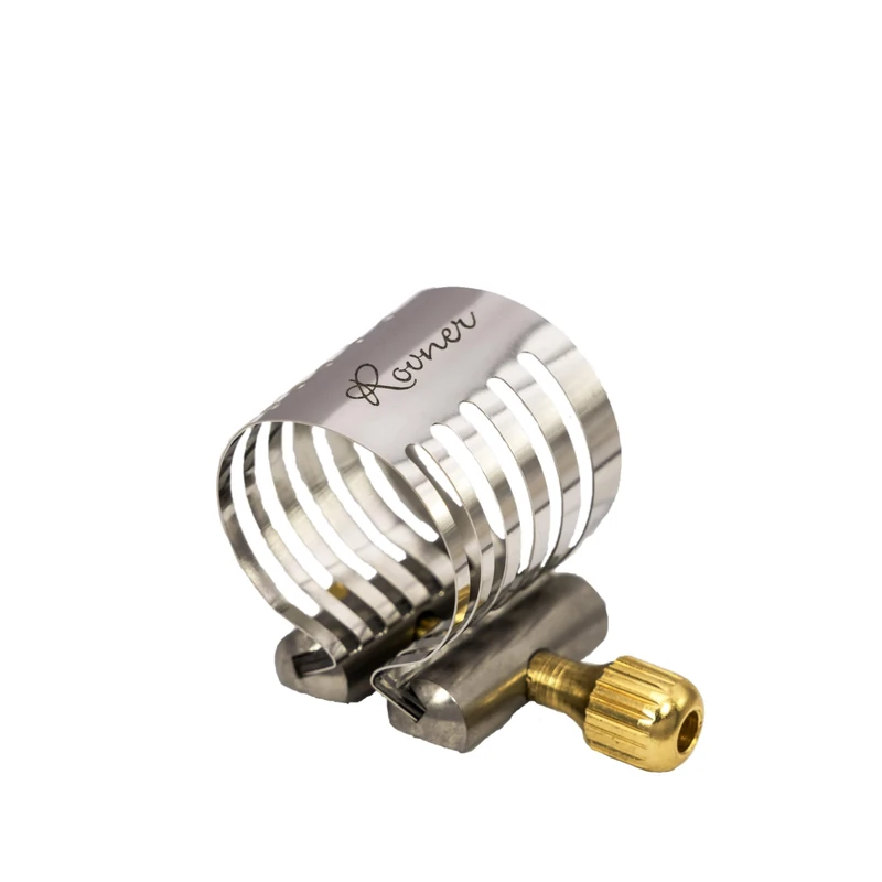 Rovner P-2R Platinum Tenor Sax Ligature, Silver