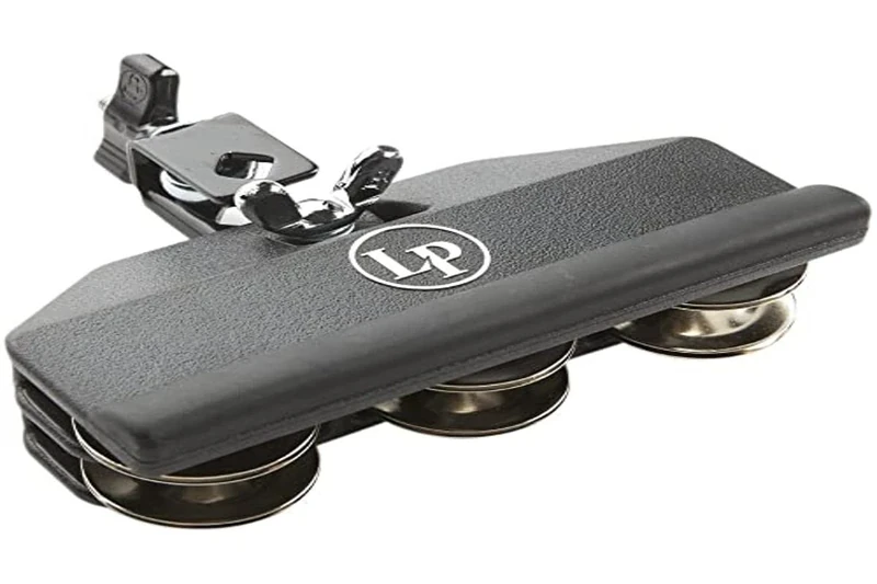 LP Latin Percussion Blocks Jam Tamb montierbar, ABS-Gehäuse, 6 Stahlschellenpaare, Schlagfläche Gummi, LP1207-T, Tambourin