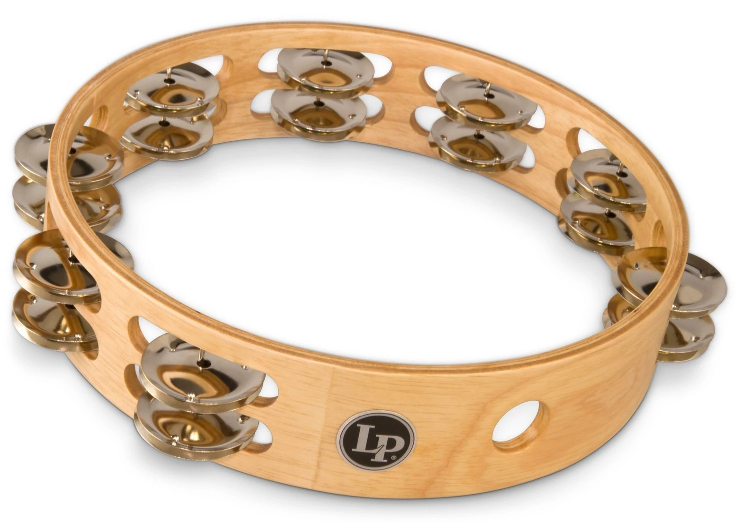 LP Latin Percussion Tambourin Professional 10" Holz zweireihig LP380B